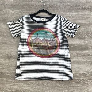 Modish rebel graphic t